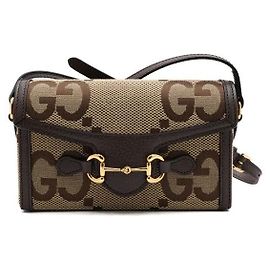 Gucci Mini borsa a spalla e crossbody in tela Jumbo GG