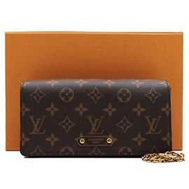 Louis Vuitton Monogram Wallet On Chain Lily Shoulder Bag and Crossbody Bag