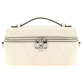 Tory Burch Sac bandoulière en cuir de vache blanc