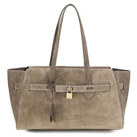 Brunello Cucinelli Borsa a tracolla Bos Taurus in pelle di vitello beige