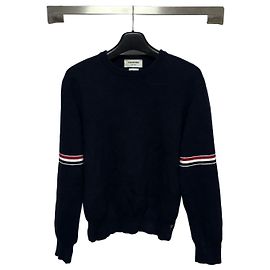 Thom Browne Milanostitch Armvent Knit Navy