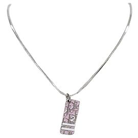 Dior Oblique Trotting Pink Halskette