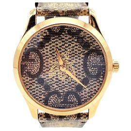 Gucci Relógio Timeless dourado