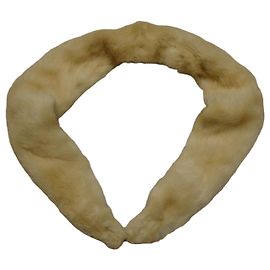 inconnue Cuello de visón beige