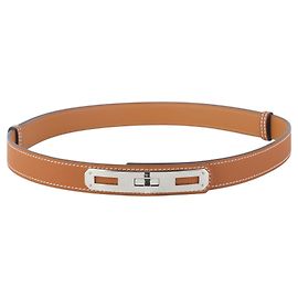 Hermès Cinturón Kelly para mujer en oro y paladio