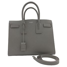 Autre Marque Sac de Jour Small Smooth Calfskin Tote Bag Shoulder Bag Grey