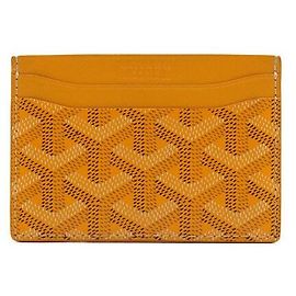 Goyard SAINT SULPICE Yellow Card Holder