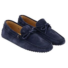 Tod's Scarpe da guida in camoscio Navy