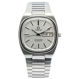 Omega Orologio in Acciaio da Uomo Vintage Seamaster Television Gourd Quadrante Originale