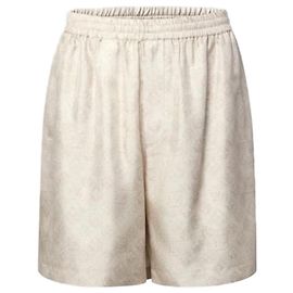 Louis Vuitton Pantaloncini in seta con stampa monogramma
