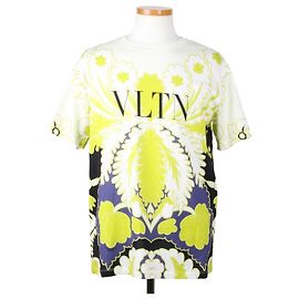 Valentino Camiseta de manga corta con estampado VLTN
