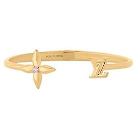 Louis Vuitton Bracelete Lujette Signature Gold