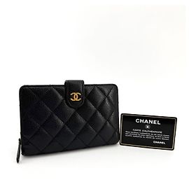 Chanel Classic Caviar Diary Wallet