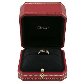 Cartier Love Ring in Roségold Klassischer Ring Größe