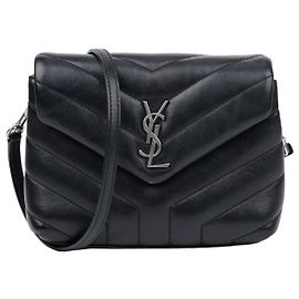 Autre Marque Borsa a tracolla Lulu Toy in pelle Nero Argento
