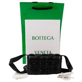 Bottega Veneta Borsa a tracolla Cassette Small imbottita Nera