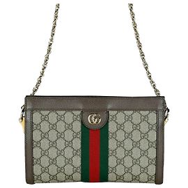 Bolso de hombro Gucci Ophidia Marrón