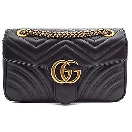 Gucci Bolsa de Ombro Marmont Matelassé com Corrente