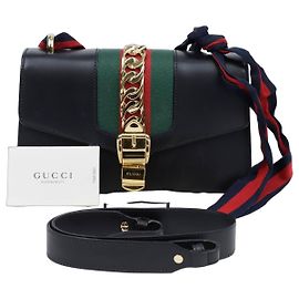 Gucci Picca Borsa a Tracolla Tote Nera