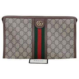 Gucci Beauty Case Ophidia GG Supreme Brown