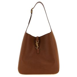 Autre Marque Borsa a tracolla in pelle di vitello marrone