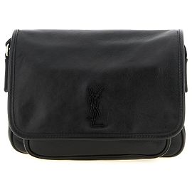 Autre Marque Borsa crossbody in pelle di vitello nera