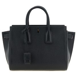 Autre Marque Borsa in pelle di capra nera