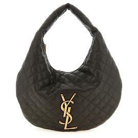 Autre Marque Schultertasche aus braunem Lammleder