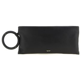 Tom Ford Clutch aus schwarzem Lammleder