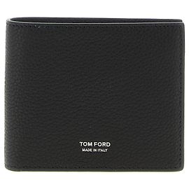 Tom Ford Portefeuille en cuir de veau noir