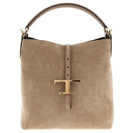 Tod's Borsa in pelle di vitello beige