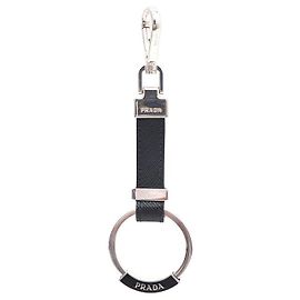 Prada Saffiano Leather Keychain and Keyring
