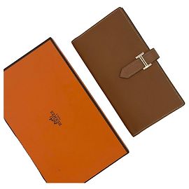 Hermès Portafoglio Lungo Appson Palladium Hardware Gold