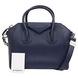 Givenchy Bolso tote y de hombro Antigona Navy Goat Skin