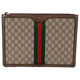 Gucci Clutch Portfolio Ophidia de lona GG Supreme