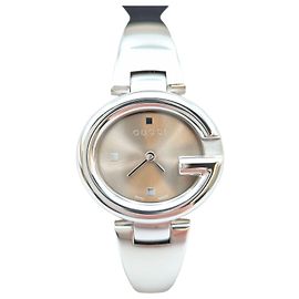 Reloj Brazalete Redondo Gucci de Acero