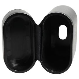 Dolce & Gabbana Custodia Airpods da uomo in pelle nera con logo stampato e patta