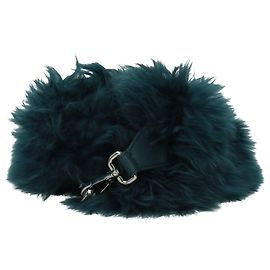 Fendi Borsa a tracolla in pelle verde