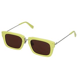 Jacquemus Occhiali da sole in acetato giallo