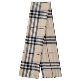 Burberry Écharpe en laine à carreaux géants