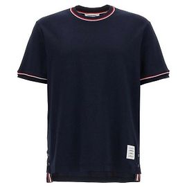 Thom Browne T-shirt a righe in cotone Milano