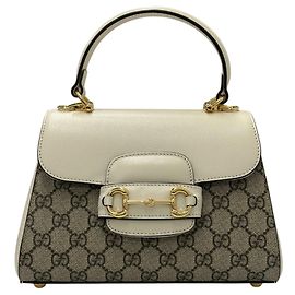 Gucci Horsebit Beige/Ebony GG Supreme