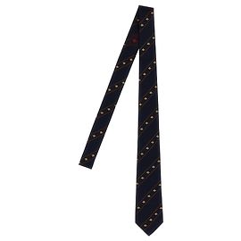 Cravatta in seta Gucci The Labour 7.0 Blu