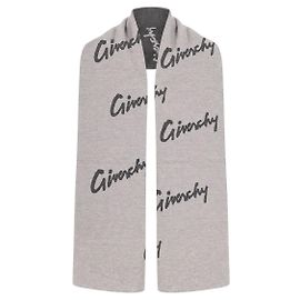 Sciarpa Givenchy in lana e cashmere grigia