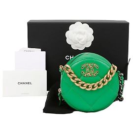 Chanel Borsa a tracolla mini rotonda con catena