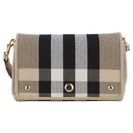 Burberry Borsa crossbody Hekberg in tela a quadri classici