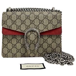 Gucci Borsa a tracolla Dionysus GG Supreme con catena