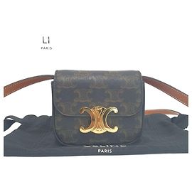 Céline Borsa a tracolla Triomphe Mini