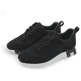 Hermès Sneakers Bouncing in mesh da donna Nero
