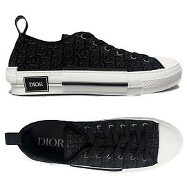 Dior Sneakers basse in jacquard Oblique Nero